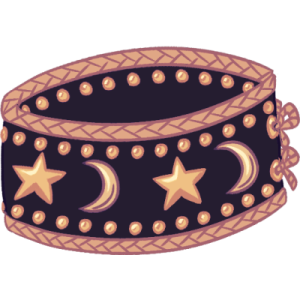 Studded Celestial Collar (warm)