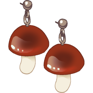 Mushroom Earrings (autumn)