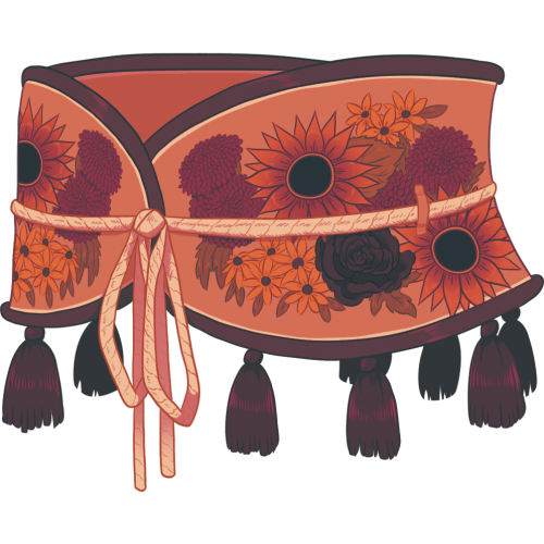 Autumn Floral Collar (copper)