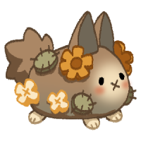 Plush Debris Bunny (desert)